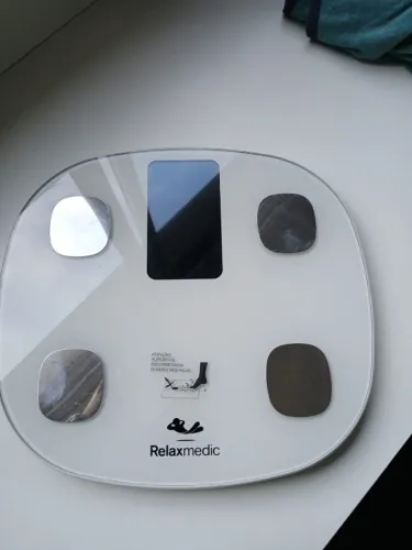 Balança Digital de Bioimpedância Bluetooth até 180kg Relaxmedic RM-BD2910A2