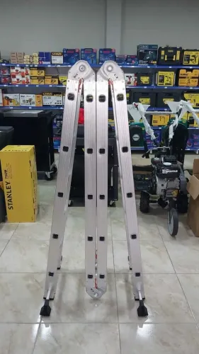 Escada Articulada multiuso Alumínio 4x3 3.6m Titanium (Nova)