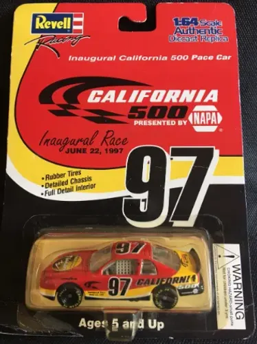 Nascar Revell Pace car California 500 Corrida inaugural 22 Junho 1997
