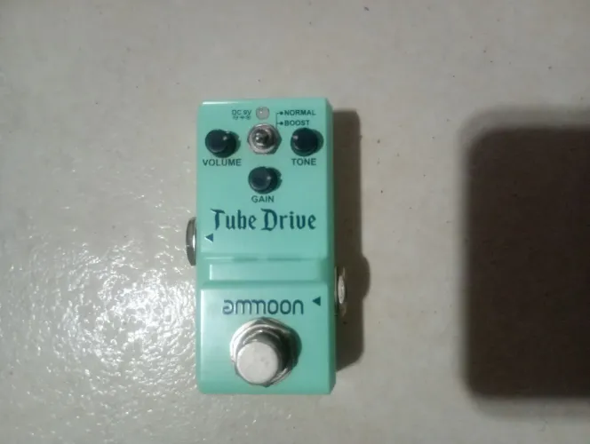 Pedal overdrive ammoon tube drive para guitarra 