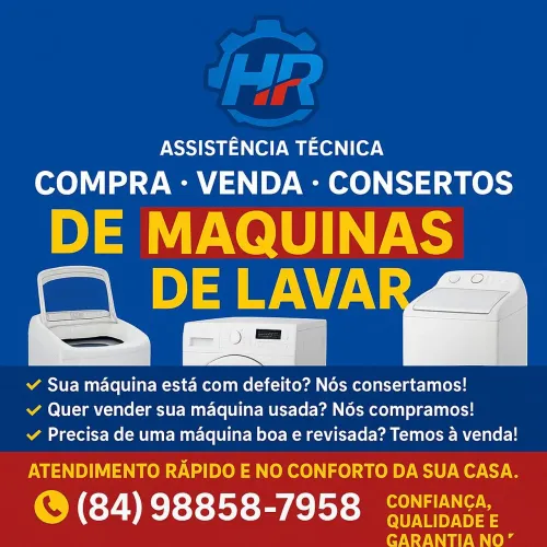 Máquinas de lavar? 
