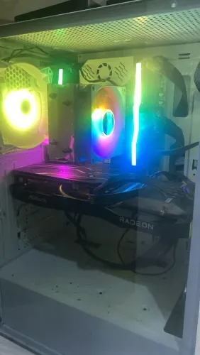 PC Gamer Completo - RX 6600, 16GB RAM, SSD 512GB + Monitor LG UltraGear 144Hz
