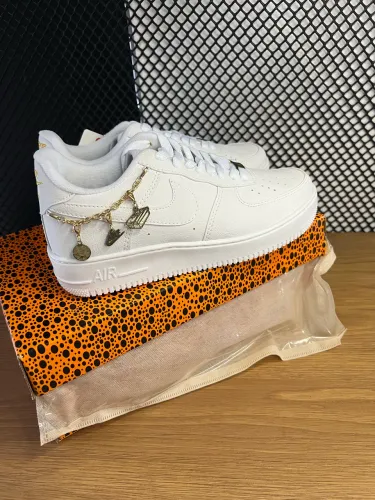 Tênis Air Force 1 Branco Promoção Black 