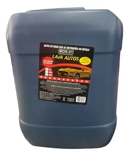 Shampoo Automotivo Lava Autos Com Cera Carnaúba 20l - Box 21