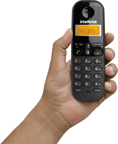 Kit Telefone sem Fio + Ramal TS 3112 Preto Intelbras