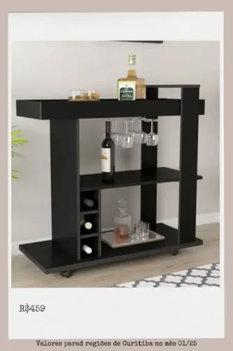 Promoção Mesa Adega Preta - 01/02   
