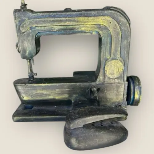 Máquina de Costura Antiga PSM - Estilo Industrial Vintage (Década de 1940-1950)