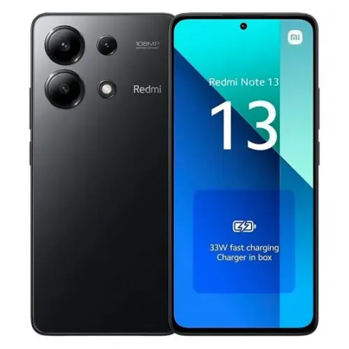 Redmi Note 13 256GB / 8GB Preto - Novo