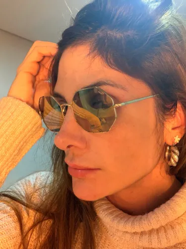 Óculos rayban van Octágonal