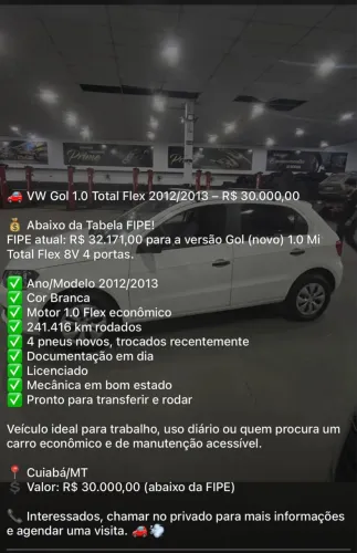 Volkswagen Gol Geração V 1.0 8V MI Total Flex Mec. 4P 2013