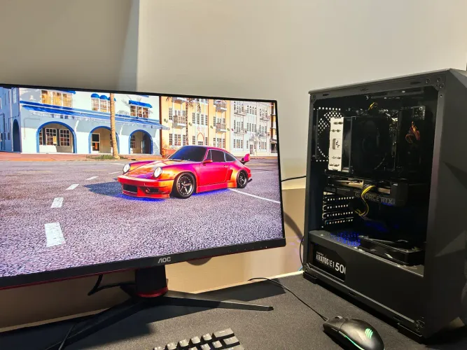 Pc gamer RTX 4060 8GB + I5-10400F + 16GB RAM | Pc em excelente estado, só ligar e usar
