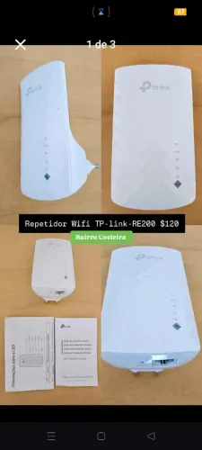 Repetidor de WiFi TP link Re200