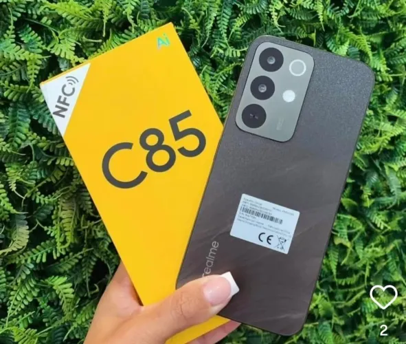 REALME C85 256GB/8GB NOVO LACRADO DIVIDO EM ATÉ 18X COM TAXA DA MÁQUINA