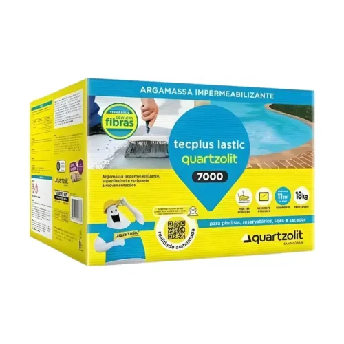 Argamassa impermeabilizante TecPlus Lastic 7000 18kg