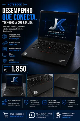 NOTEBOOK EMPRESARIAL - LENOVO TRINKPAD