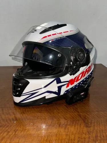 Capacete Norisk FF302 Soul Tam. 58 + Comunicador + carregador