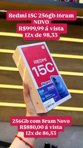 ?REDMI 15C 16RAM NOVO LACRADO?
