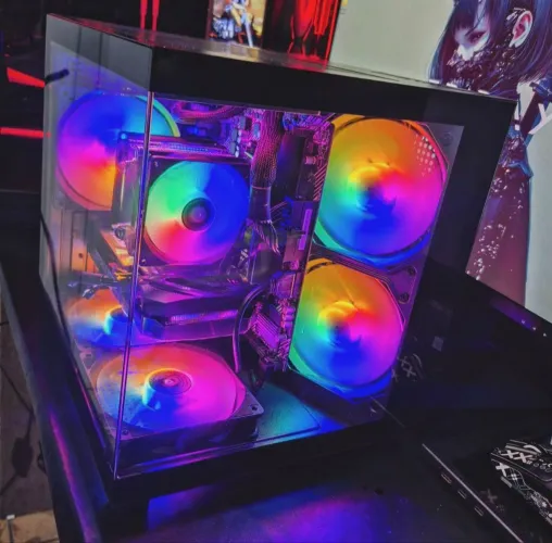 Pc gamer - Ryzen 5 5500 - RTX 5050 8gb, 2x8 ddr4 e ssd 256 gb