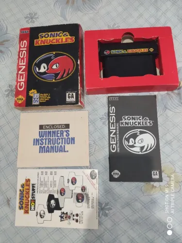 Sonic & knuckles original completo 
