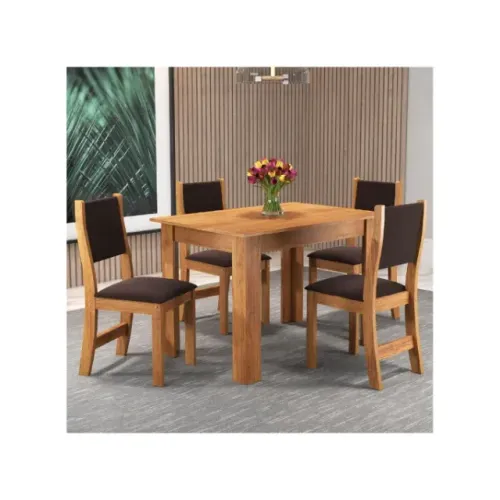 Mesa de jantar nova 4 cadeiras