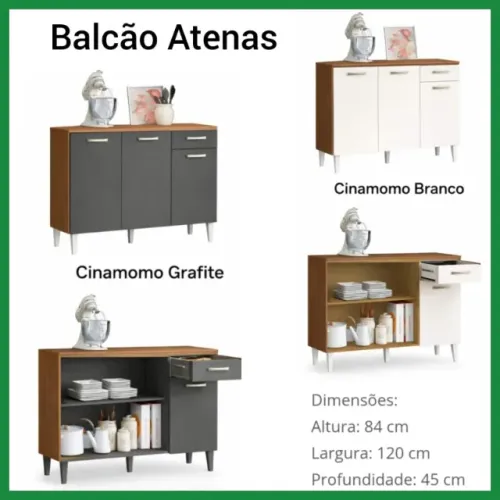 Balcão de cozinha 1.20