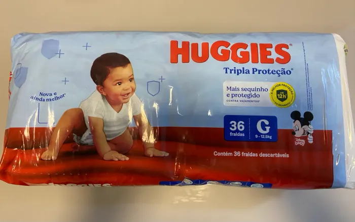 FRALDA HUGGIES TAM G