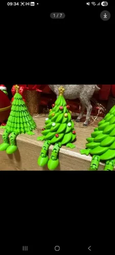 Mini árvore de Natal articulada