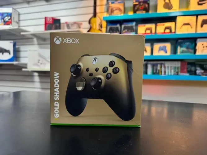CONTROLE XBOX / PC GOLD SHADOW - NOVO