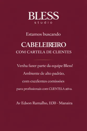Vaga para Cabeleireiro(a) em Manaira