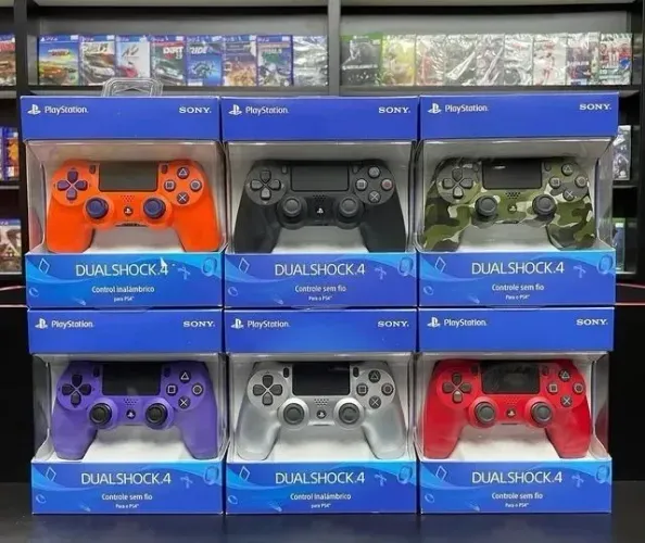 Controle para PS4 Novos, Com Garantia e Até 8x Sem Juros