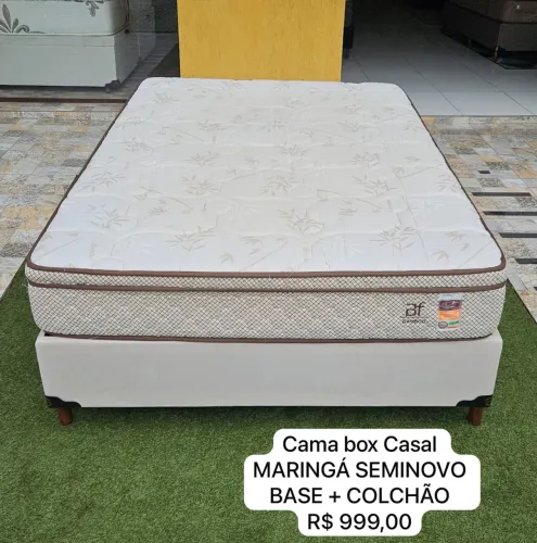 Cama Box Casal MARINGÁ SEMINOVO - ENTREGO