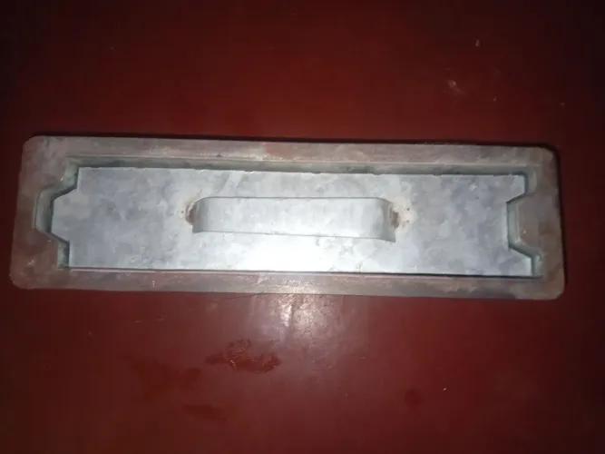 650$ forma para bloco com encaixe macho e femea de 09x19x39