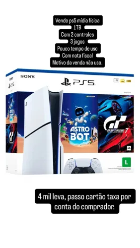 Ps5 mídia física