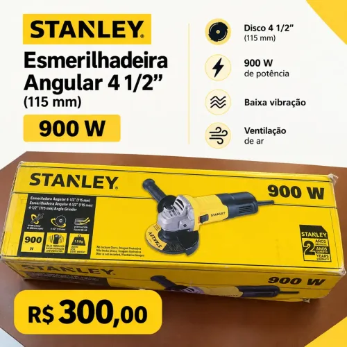 Vendo esmerilhadeira angular Stanley