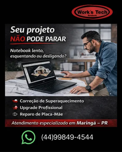 Assistencia Tecnica Especializada em Notebook