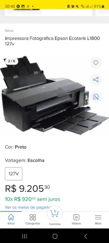Epson EcoTank L1800 profissional 