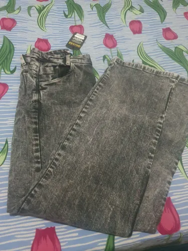 Calça cintura alta
