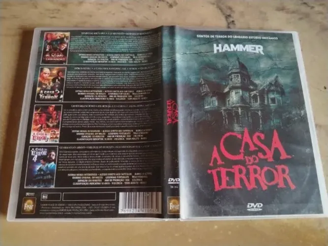 A Casa do Terror - Hammer House Of Horror, 1980 4 Dvds Box Série Legendada