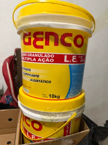 Balde de cloro genco 3 em 1 10kg
