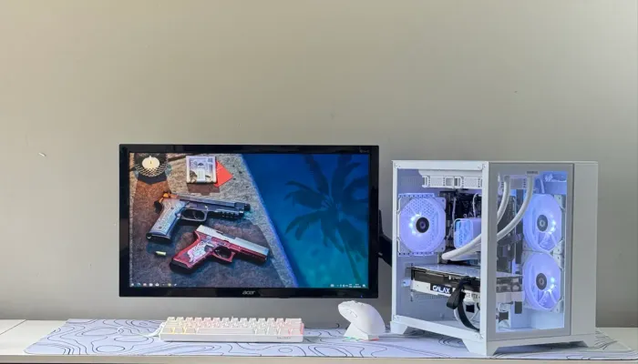 PC GAMER COMPLETO BRANCO RTX 2060 + i5-9500 + MONITOR 144Hz