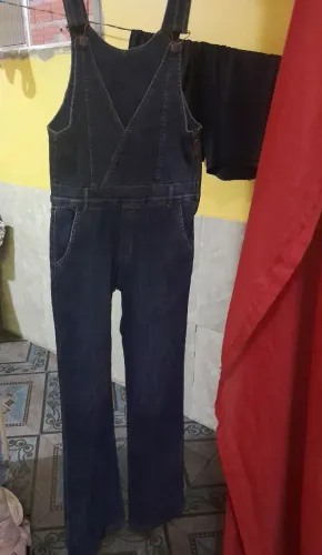 Macacão feminino jeans