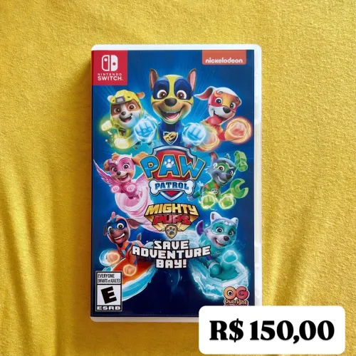 Paw Patrol Mighty Pups - Jogo Nintendo Switch