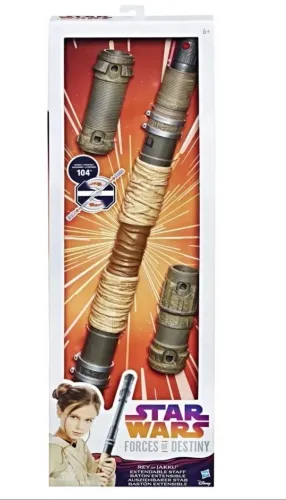 Bastão REY Extensível Disney Star Wars Forces Of Destiny
