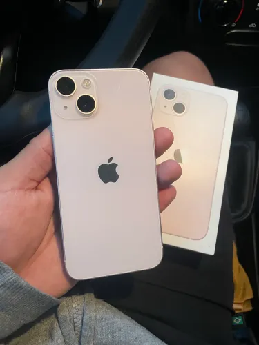 iPhone 13 128gb rose Com todos os acessórios