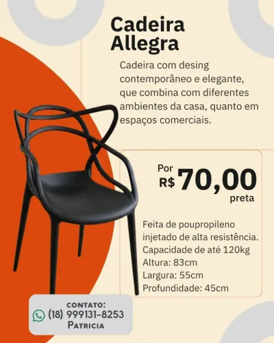 Cadeira Allegra