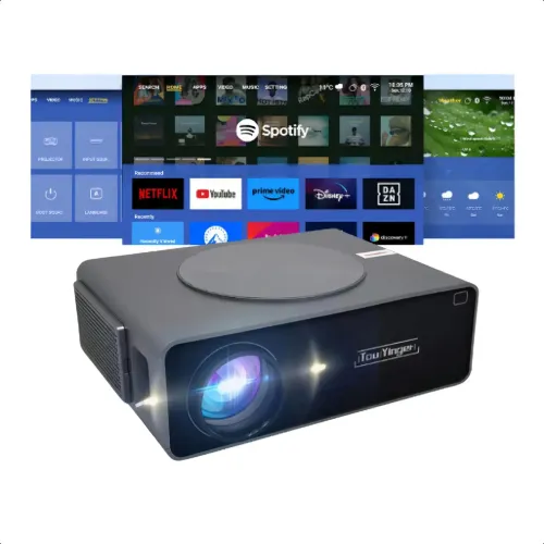 Projetor Android 13.000 lúmens 2k QHD 200"