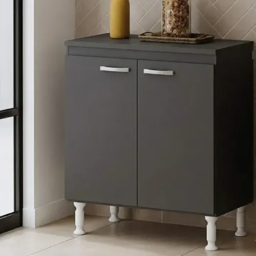 Balcão Cozinha Evidencia 80cm 2 Portas