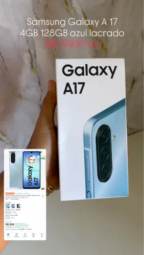 Vendo Samsung Galaxy A17 azul