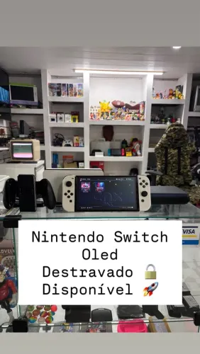 Vendo Nintendo Switch Oled Destravado