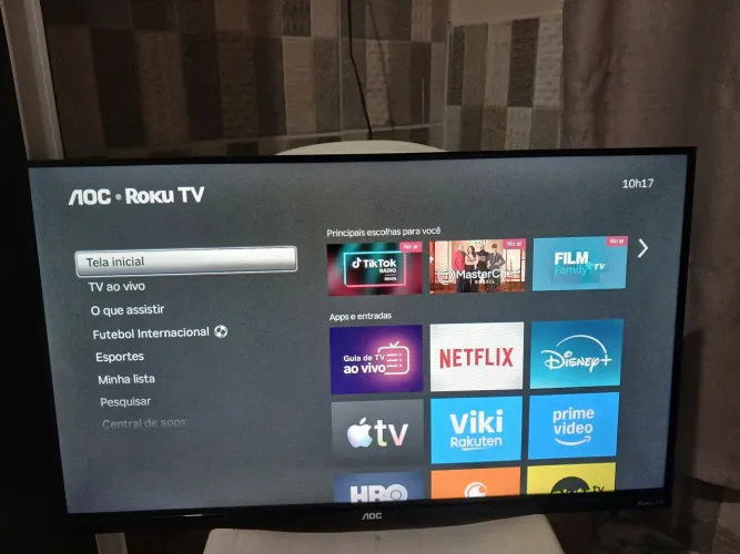 Televisão roku 32 polegadas nova
